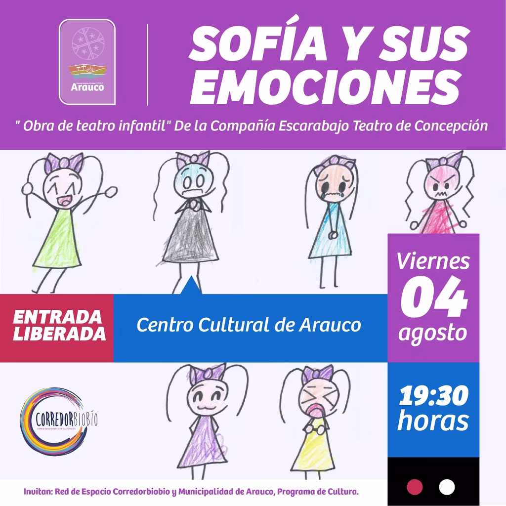 Obra “Sofía y sus emociones” de Escarabajo Teatro