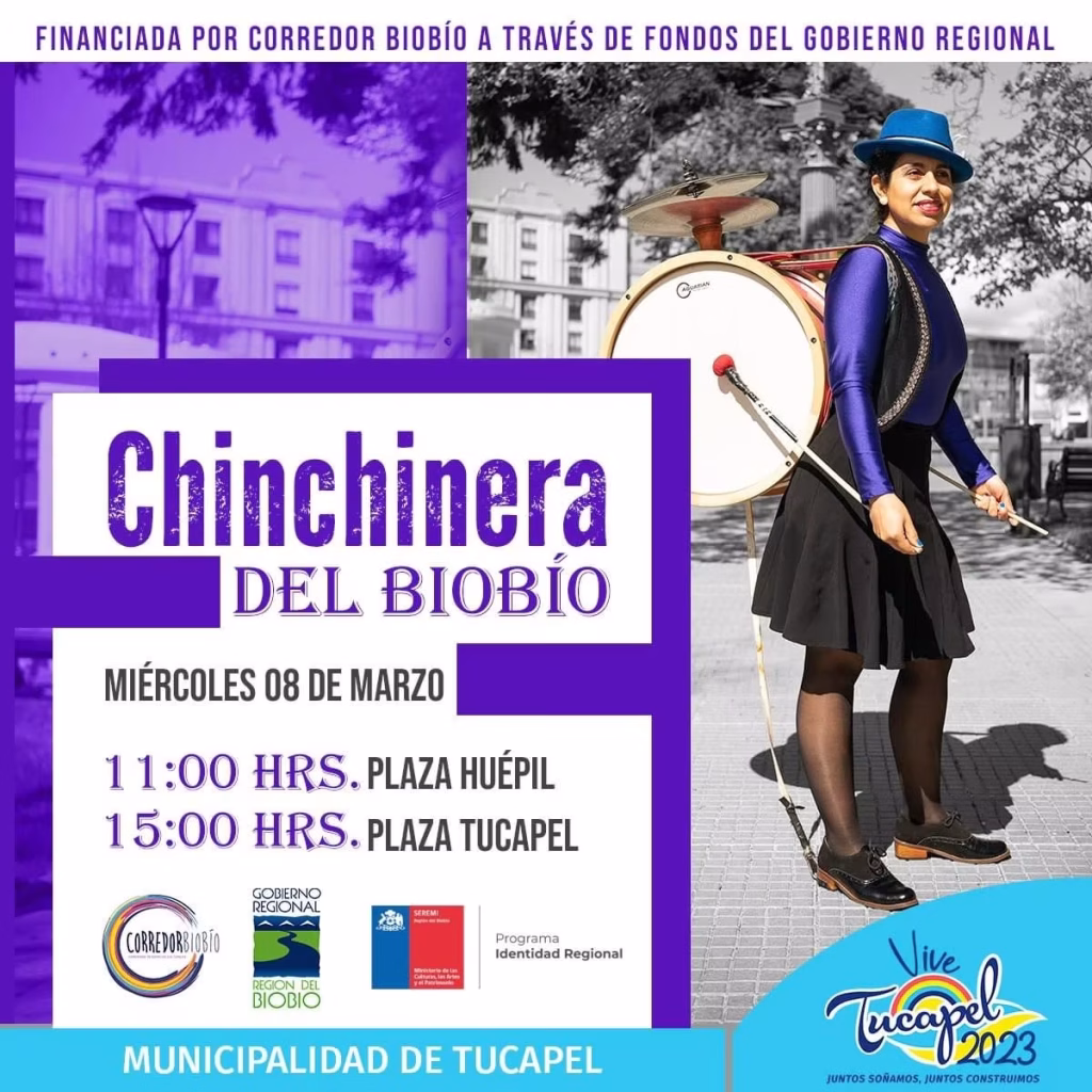 “Chinchinera del Biobío” en el Día de la Mujer