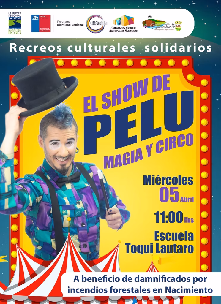Magia y circo en “El show de Pelu”