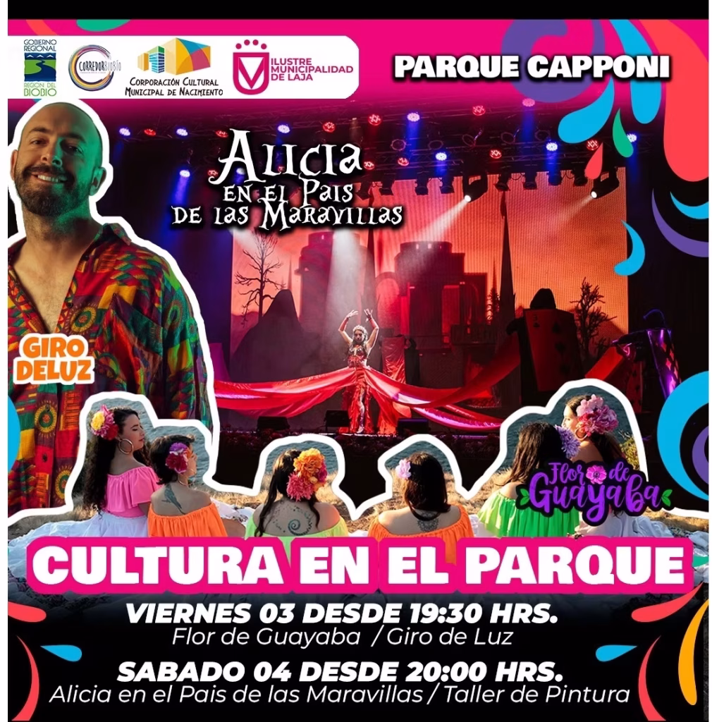 Festival “Cultura en el Parque” con Flor de Guayaba y el espectáculo de danza “Alicia en el País de las Maravillas” Festival “Cultura en el Parque” con Flor de Guayaba y el espectáculo de danza “Alicia en el País de las Maravillas”