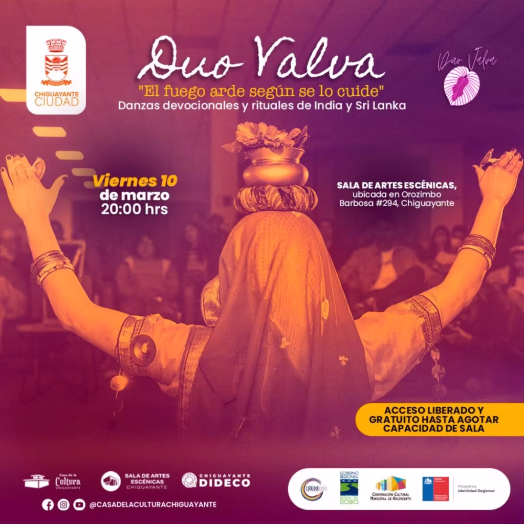 Duo Valva presenta danzas de la India y Sri Lanka