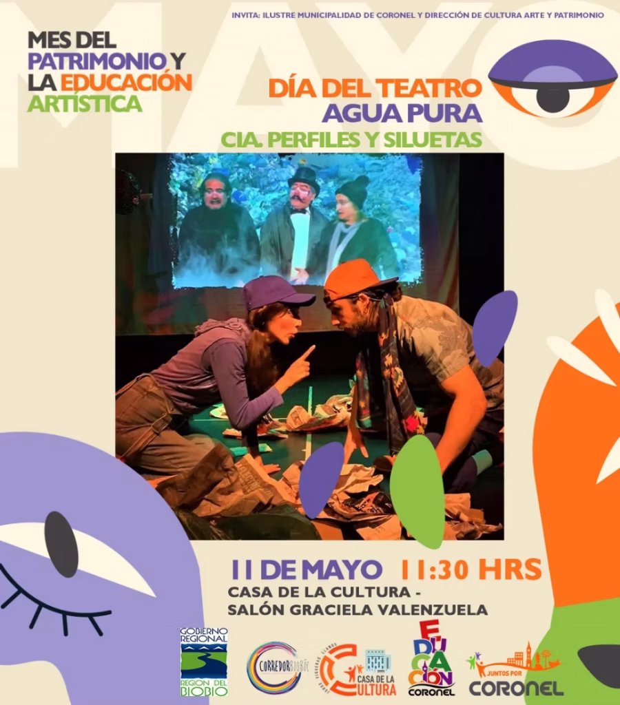 Obra “Agua Pura” de la compañía Perfiles y Siluetas