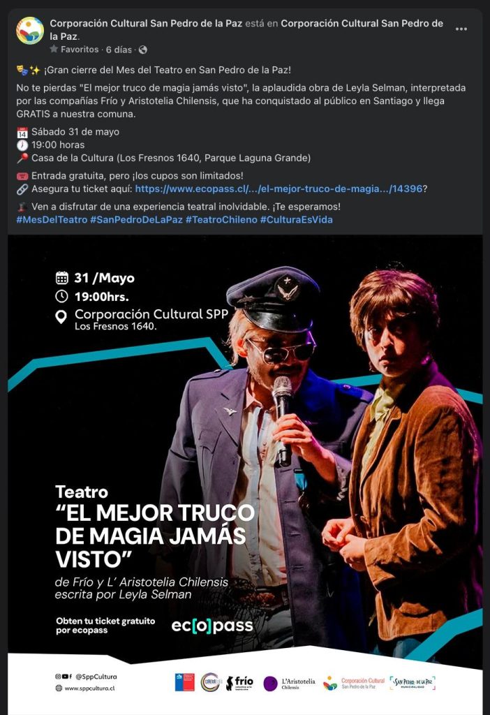 Función de “El mejor truco de magia jamás visto”