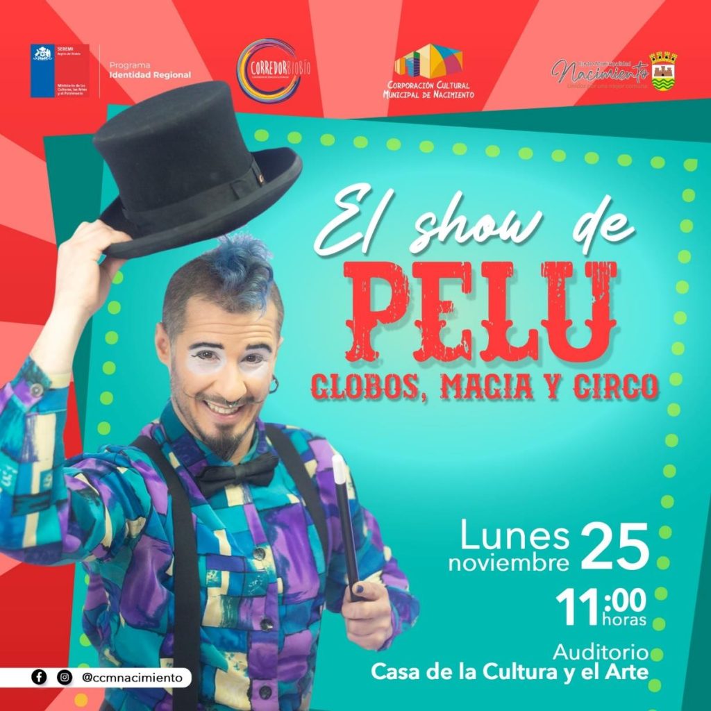 Tarde infantil con “El show de Pelu” Tarde infantil con “El show de Pelu”